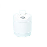 4 Gallon (gal) Capacity White Plastic Round Tight Head Pail - 1241