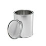 1 Gallon (gal) Capacity Unlined Tin Can with No Ears/Bail, with Plug - 1001QNP