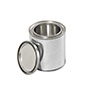 1/2 Pint Unlined Tin Can with No Plug - 1016A & 1016AC