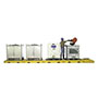 Ultra-Modular Intermediate Bulk Container (IBC) Spill Pallet with 4-Tank Indoor Model - SC1127