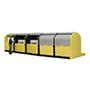 Ultra-Modular Intermediate Bulk Container (IBC) Spill Pallet with 5-Tank Outdoor Model - SC1168