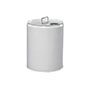 5 Gallon (gal) Capacity White, 24 Gauge RFO Metal Tight Head Pail with Phenolic Food Grade Lining - 2200WB