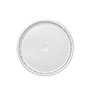 3.5 to 6 Gallon (gal) Capacity White Plastic Round Open Head Pail with Gasket - 3010UN