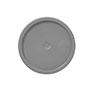 3.5 to 6 Gallon (gal) Capacity Gray Plastic Round Open Head Pail with Gasket - 3062GY25S