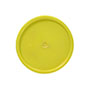 3.5 to 6 Gallon (gal) Capacity Yellow Plastic Round Solid Tear Strip Cover with Gasket - 3EC3064LY