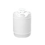 5 Gallon (gal) Capacity White Plastic Round Tight Head Pail with 70 Millimeter (mm) Opening - 31006