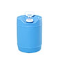 5 Gallon (gal) Capacity Blue Plastic Round Tight Head Pail with 70 Millimeter (mm) Opening - 3113BLSS