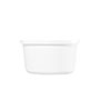 43 Ounce (oz) Capacity White Plastic Lid & Tub - 3343 & 3343WL