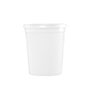 32 Ounce (oz) Capacity Natural Plastic Bucket - 3361 & 3361L