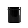 40 Ounce (oz) Capacity Black Polypropylene (PP) Wide Mouth Plastic Facial Jar - 3384B