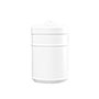 1 Gallon (gal) Capacity White High-Density Polyethylene (HDPE) Plastic Wide Mouth Bottle - 3450WFTG