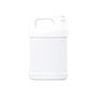 1 Gallon (gal) Capacity White High-Density Polyethylene (HDPE), 38 Millimeter (mm) F-Style Bottle - 3460WA