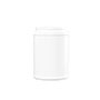 70 Ounce (oz) Capacity White High-Density Polyethylene (HDPE), 60 Each Case Pack Plastic Wide Mouth Bottle - 34927