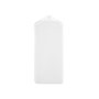 2500 Milliliter (mL) Capacity Natural High-Density Polyethylene (HDPE) Plastic Square Oblong Bottle - 3493