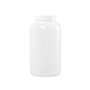 960 Cubic Centimeter (cm³) Capacity Natural High-Density Polyethylene (HDPE) Plastic Wide Mouth Packer Bottle - 3507