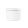 32 Ounce (oz) Capacity White Polypropylene (PP) Plastic Facial Jar - 3511WPP