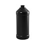 32 Ounce (oz) Capacity Brown Barrier Plastic Modern Round Bottle - 3514BR