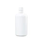 32 Ounce (oz) Capacity White High-Density Polyethylene (HDPE), 60 Each Case Pack Plastic Boston Round Bottle - 3515QTNO