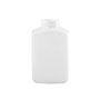 32 Ounce (oz) Capacity White Polypropylene (PP) Plastic Oblong Bottle - 3517