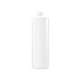 16 Ounce (oz) Capacity White High-Density Polyethylene (HDPE), 28-400 Neck Finish Plastic Cylinder Bottle - 3542W