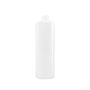 16 Ounce (oz) Capacity Natural High-Density Polyethylene (HDPE), 28-410 Neck Finish Plastic Cylinder Bottle - 3543