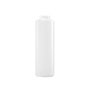 16 Ounce (oz) Capacity Natural High-Density Polyethylene (HDPE), 38-400 Neck Finish Plastic Cylinder Bottle - 3546