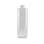 16 Ounce (oz) Capacity Clear Polyvinyl Chloride (PVC) Plastic Cylinder Bottle - 354938