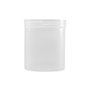 16 Ounce (oz) Capacity Natural Polyethylene Terephthalate (PET) Plastic Facial Jar - 3552NPP