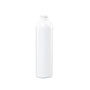 8 Ounce (oz) Capacity White High-Density Polyethylene (HDPE) Plastic Bullet Bottle - 3560BW