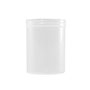 8 Ounce (oz) Capacity Natural Polypropylene (PP) Plastic Facial Jar - 3564NPP