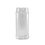 8.4 Ounce (oz) Capacity Clear Polyethylene Terephthalate (PET) Plastic Spice Jar - 3569