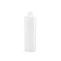 6 Ounce (oz) Capacity Natural High-Density Polyethylene (HDPE) Plastic Cylinder Bottle - 3576N