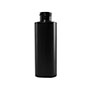 4 Ounce (oz) Capacity Black High-Density Polyethylene (HDPE) Plastic Cylinder Bottle - 35804B