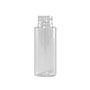 2 Ounce (oz) Capacity Clear Polyvinyl Chloride (PVC) Plastic Cylinder Bottle - 3591