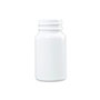 60 Cubic Centimeter (cm³) Capacity White High-Density Polyethylene (HDPE) Plastic Packer Bottle - 359461W