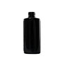 2 Ounce (oz) Capacity Black Low-Density Polyethylene (LDPE) Plastic Oval Bottle - 3595B