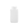 125 Cubic Centimeter (cm³) Capacity Natural High-Density Polyethylene (HDPE) Plastic Oblong Bottle - 3596