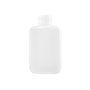 1.25 Ounce (oz) Capacity Natural High-Density Polyethylene (HDPE) Plastic Oval Bottle - 3596NSSO