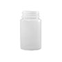 75 Cubic Centimeter (cm³) Capacity Natural High-Density Polyethylene (HDPE) Plastic Packer Bottle - 3597N