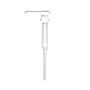 Dispensing Pump 38-400 White Polypropylene (PP), 30 Cubic Centimeter (cm³) Capacity Output, and 11 Inch (in) Dip Tube Sprayer with Spring - 3721SP