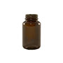 4 Ounce (oz) Capacity (120 Cubic Centimeter (cm³)) Amber Packer Jar - 3803PACR