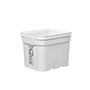 8 Gallon (gal) Capacity White High-Density Polyethylene (HDPE) EZ-Stor Pail - 3E088