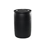 55 Gallon (gal) Capacity Black Plastic Tight Head Drum - 4200BK