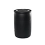 30 Gallon (gal) Capacity Black Plastic Tight Head Drum - 4220BK