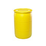 30 Gallon (gal) Capacity Yellow Plastic Tight Head Drum - 4220Y