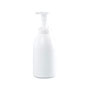 550 Milliliter (mL) Capacity White High-Density Polyethylene (HDPE) Plastic Palm Air Foamer Bottle - 835550W