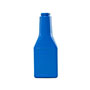 13 Ounce (oz) Capacity Blue High-Density Polyethylene (HDPE) Plastic Octane Oblong Automotive Bottle - 835A13BL