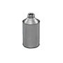 Cone Top 12 Ounce (oz) Capacity Metal Can with 1 Inch (in) Alpha Opening - 814CTC12A