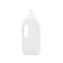 1 Liter (L) Capacity Natural High-Density Polyethylene (HDPE) Laundry Drainback Bottle - 8351LNDB