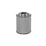 16 Ounce (oz) Capacity Metal, 1-3/4 Inch (in) Opening Flat Top Round Can - 814FTR16